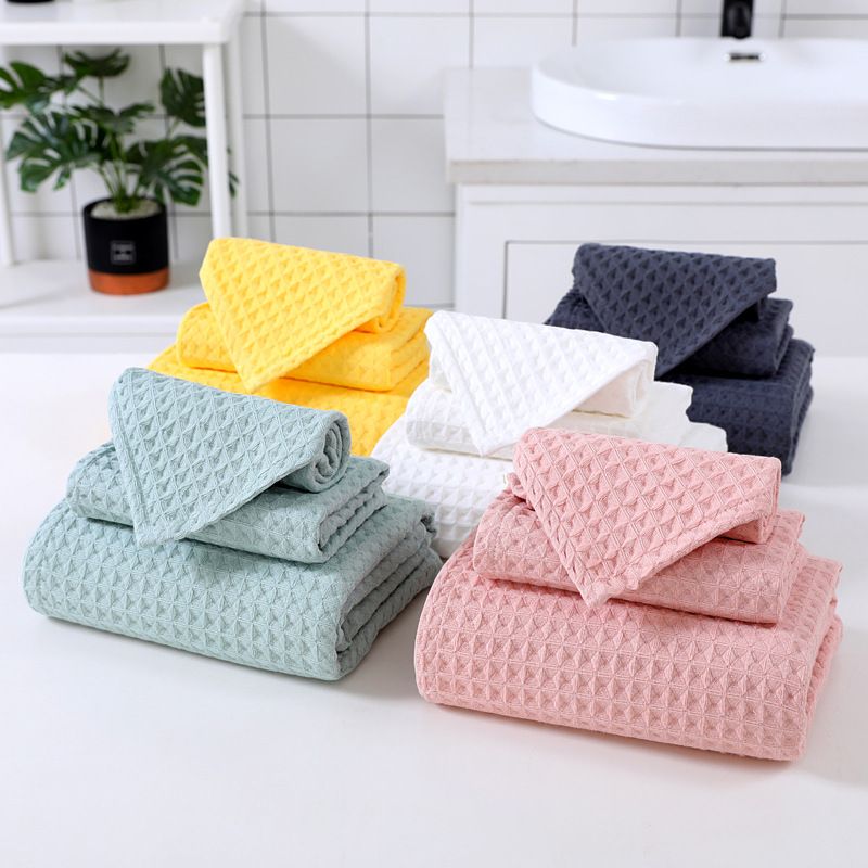 Baby Waffle Towels - 100% Cotton Hypoallergenic Set_voghion.com