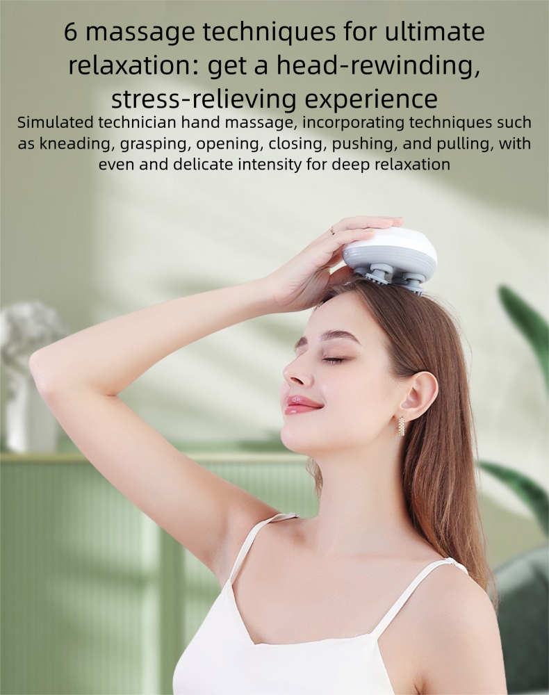 Mini Handheld Multifunctional Head Multi-Point Stimulation Smart Body Kneading Massager Factory Direct_voghion.com