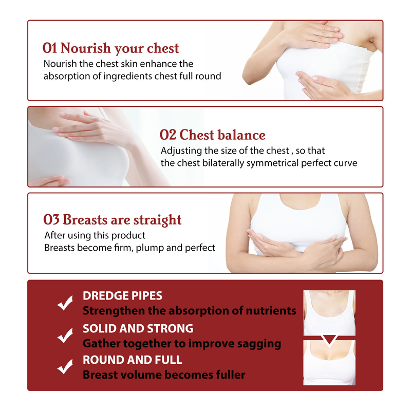 Chest for Ximonth Lifting Enriching Chest, Gathering Strong, Moisturizing, Firming and Caring Breast Beauty Pa      ,_voghion.com