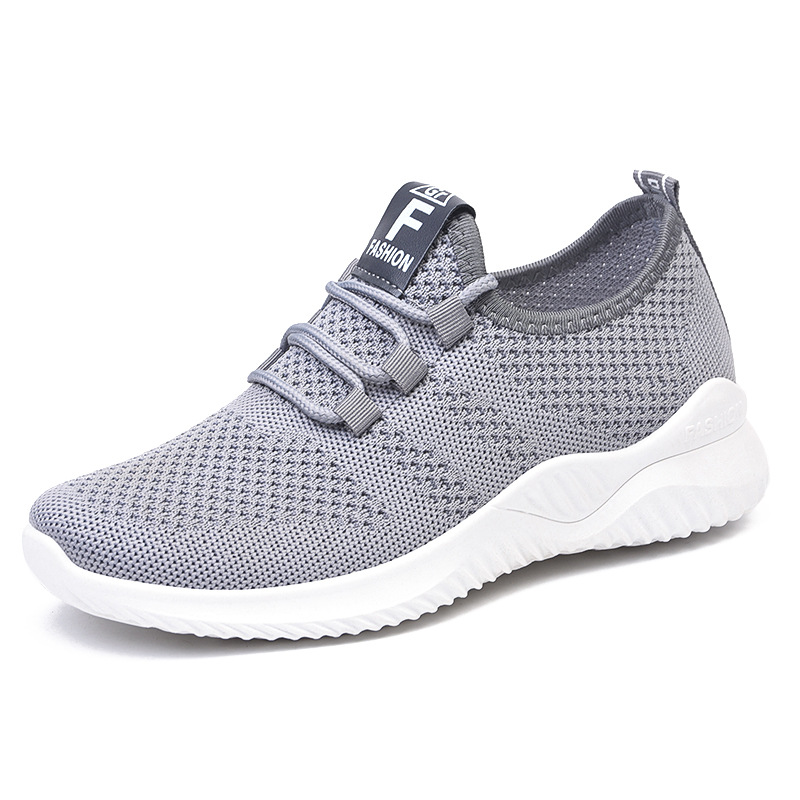 Damen Große Damenschuhe Damen Freizeitschuhe Atmungsaktive Fly-woven Einzelschuhe Sneakers Damen_voghion.com