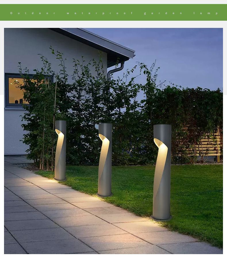 Lampe LED d'extérieur étanche pour jardin, pelouse, cour, villa, paysage, parc_voghion.com