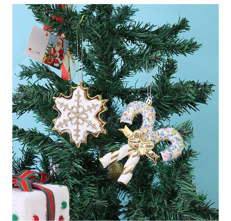 Elegantes Weihnachtsbaumschmuck-Set – Goldene Schneeflocken, Schleifen, Nussknacker & festliche Dekorationen für die Weihnachtszeit_voghion.com