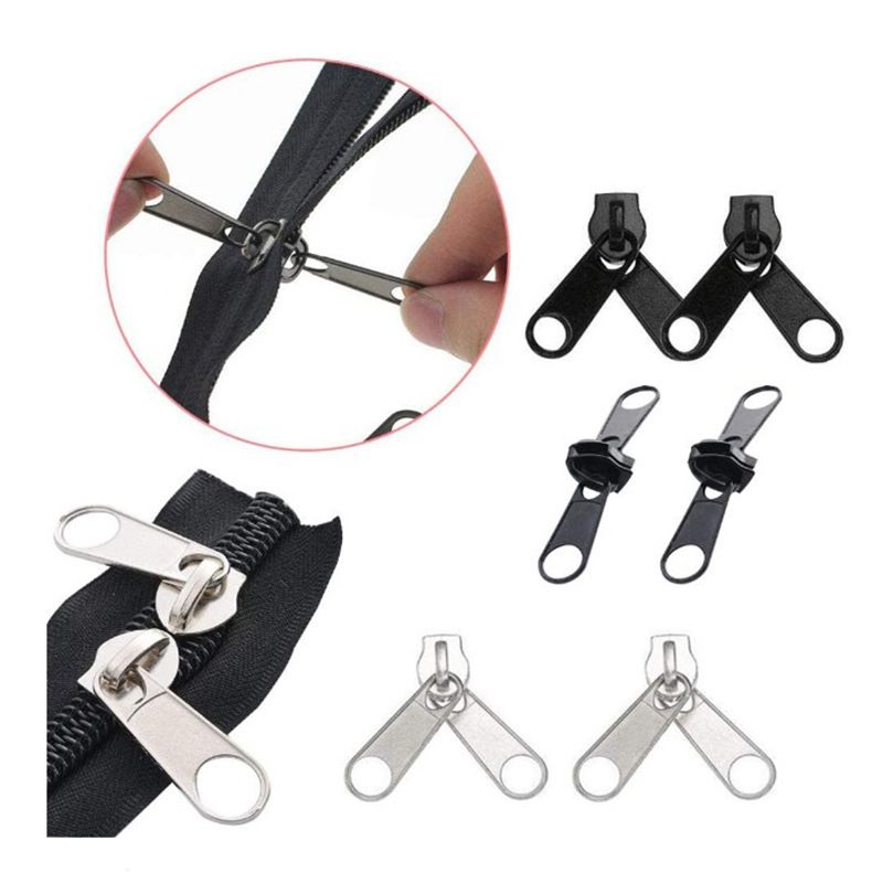 Zipper Repair Kit Zipper Replacement Bag Strap for Repairing Jeans Tent Luggage Backpack Jacket Zipper_voghion.com