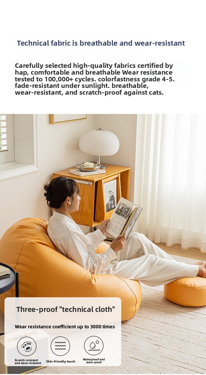 Fodera impermeabile Tech Cover per divano in tessuto Lazy Bean Bag_voghion.com