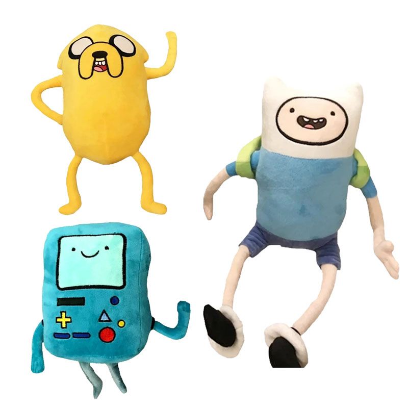28–42 cm Piedzīvojumu laika plīša rotaļlietas Finn Jake pingvīnu lelles mīksti pildīti dzīvnieki bērniem dzimšanas dienas dāvanas ballīšu dekorēšanai_voghion.com