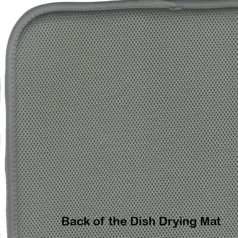 Bioluminescent Fish Dish Drying Mat Absorbent Dish Drying Mat Pad For Kitchen Counter Dish Drainer Mat For Countertop, 14 X 21", Multicolor_voghion.com