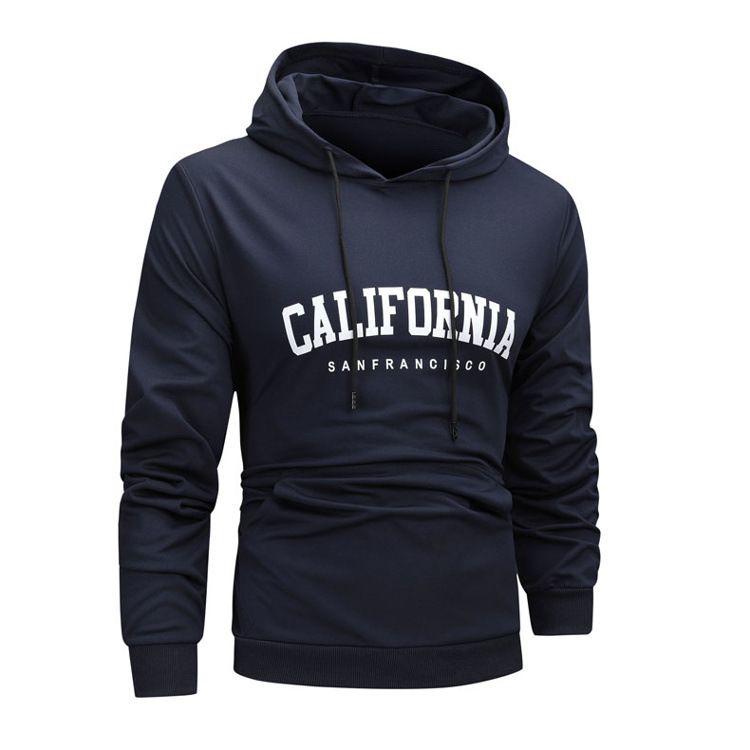 Herrenbekleidung Kapuzenpullover Herren Kapuzenpullover Lässiger Pullover Mit Fronttasche Loose Fit Streetwear Hoodie Für Frühling Herbst_voghion.com