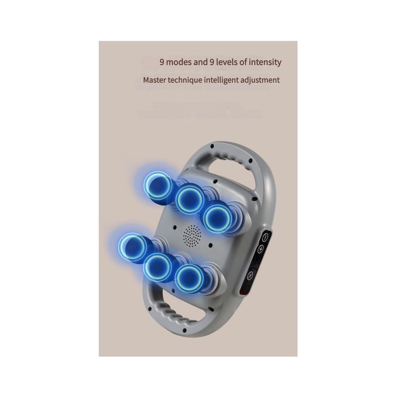 Professional Grade Six-Head Fascia For Muscle Relaxation, Wireless Charging, High-Frequency Vibration, Back And Foot_voghion.com