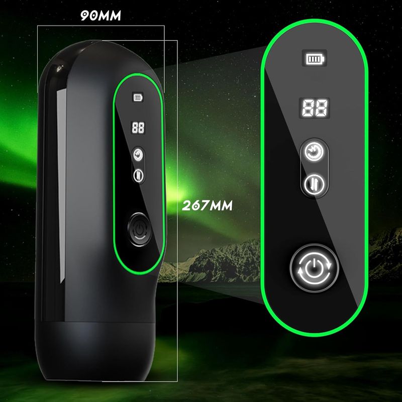 Changjiang No.7 Vliegtuigbeker Mannelijk Automatisch Telescopisch Multi-frequentie Zuig Intelligent Display Intelligent Verwarming Seks Producten_voghion.com