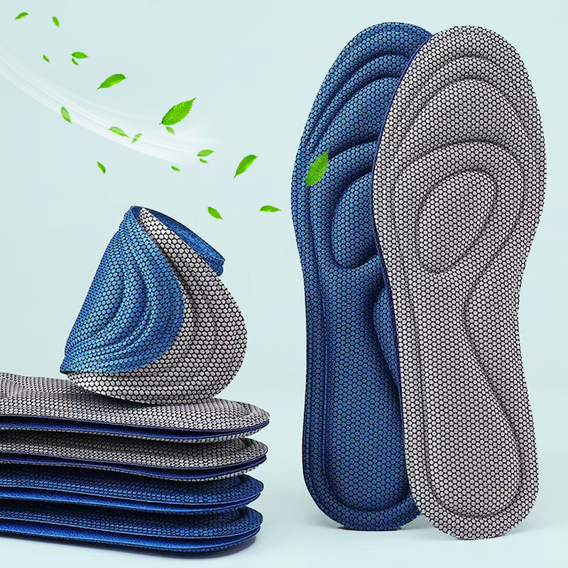 4 stuks traagschuim orthopedische inlegzolen voor antibacteriële ontgeuring zweetabsorptie inzetstuk sportschoenen hardlooppads_voghion.com