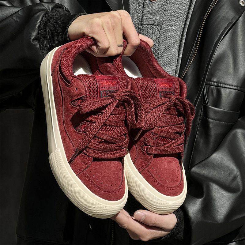 Scarpe da uomo in tela traspirante, nere, versatili, alla moda, basse, casual, da usare autunnali, 7981_voghion.com