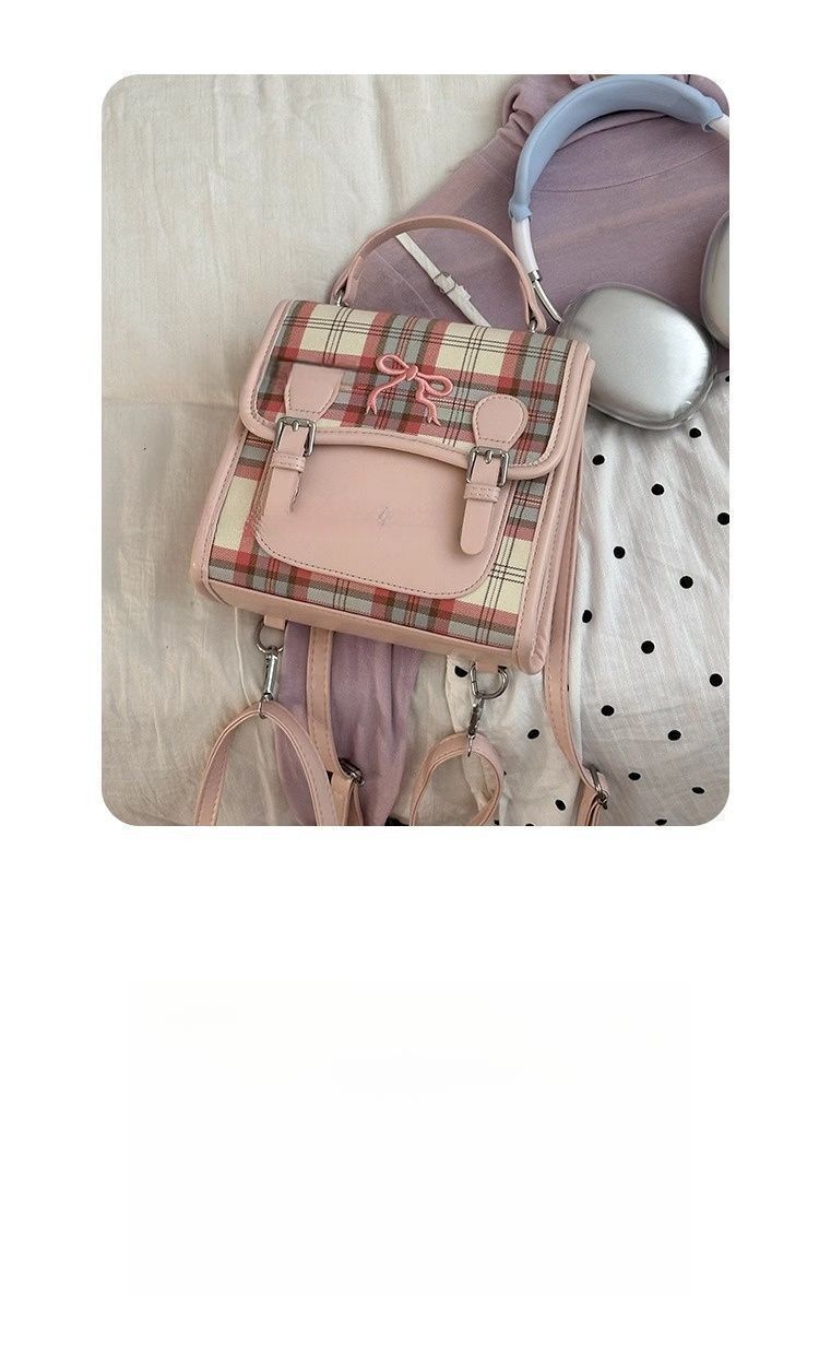 Women's 2025 Fall/Winter New Stylish Versatile Casual Backpack Commuter Travel Mini Backpack_voghion.com