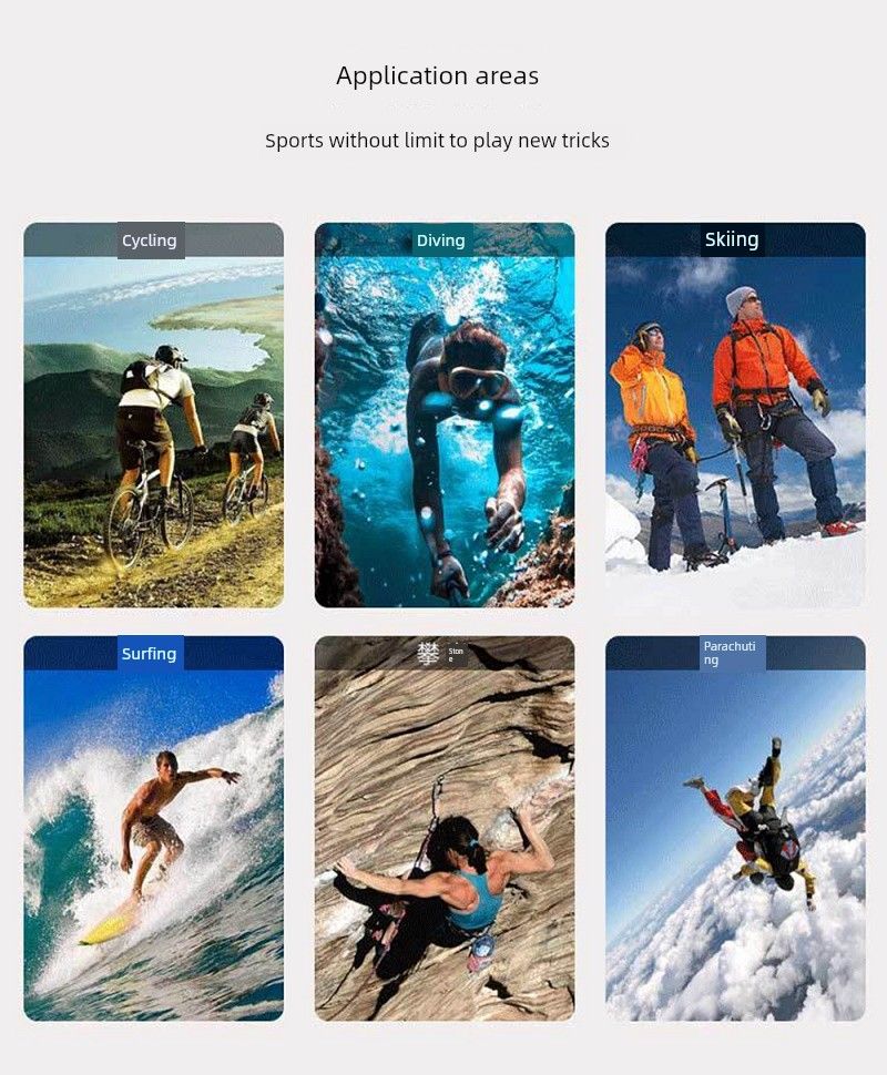 4K HD Sportsmotorcykelhjelm Landevejscykeloptager For- og bagkamera med dobbelt farve WiFi-berøringsskærm_voghion.com