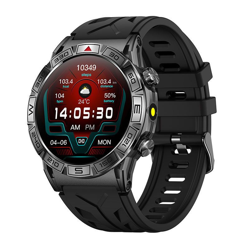 New KC80 Smartwatch With Heart Rate And Blood Oxygen Monitoring, Bluetooth Communication, Three Protection, Outdoor 1TM_voghion.com