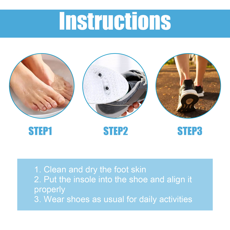 Soletta per la cura della gamba Moon South, massaggio alla suola per alleviare il gonfiore delle gambe, soletta per la cura del massaggio delle gambe con lombrico_voghion.com