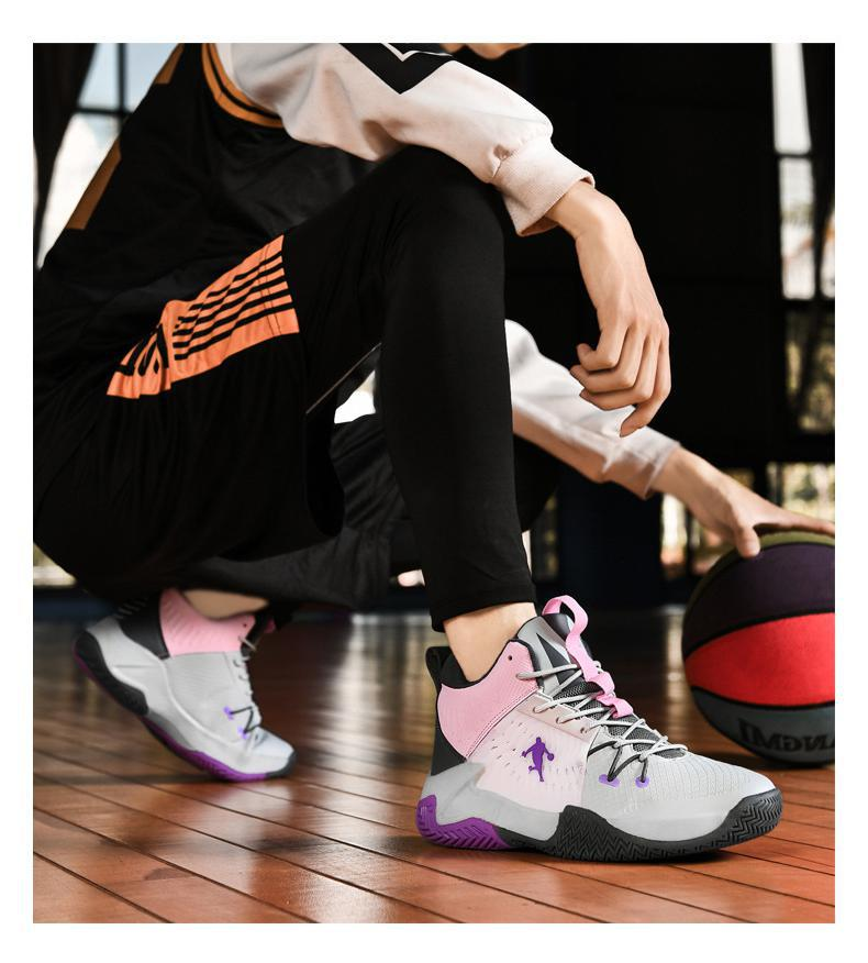 Fujian Produttore Scarpe da uomo Scarpe da basket alla moda Autunno Nuovi uomini S Scarpe da ginnastica alte Scarpe da ginnastica traspiranti in rete Studio di scarpe_voghion.com