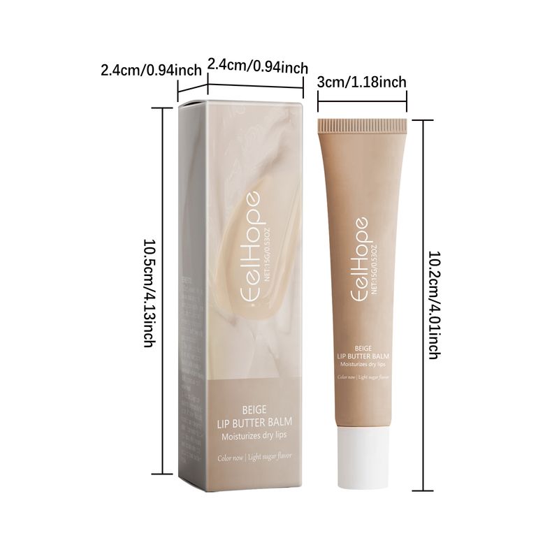 Moisturizing Moisturizing Beige Lip Balm, Nourishing Moisturizing Water Locking Lip Skin Moisturizing Care_voghion.com