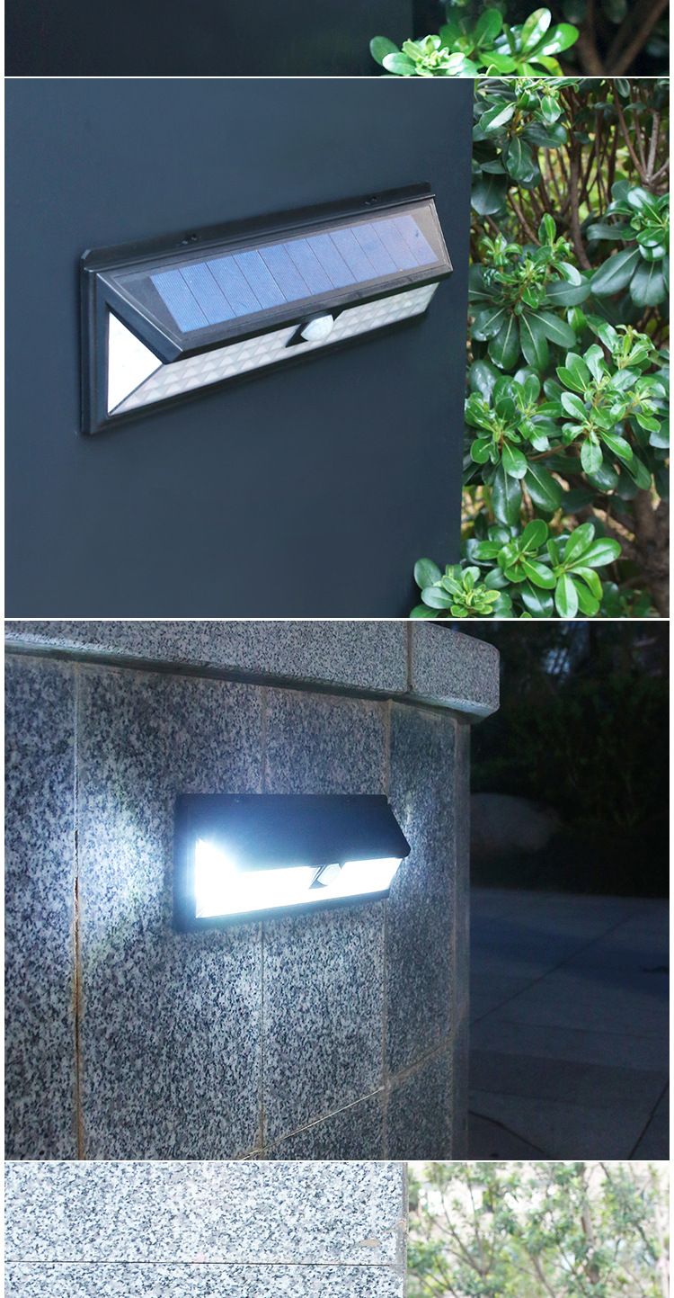 Solar Wall Lights Outdoor, 90/118 LED Waterproof Motion Sensor Lights For Garden, Patio, Yard, Pathway – Energy Efficient & Durable_voghion.com