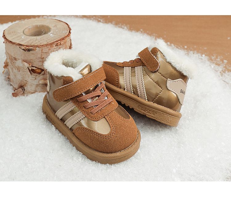 15-30 Taglie 2024 Inverno Nuova Neve con Fodera in Pile, Stivali Caldi Spessi per Ragazzi e Ragazze, Scarpe Sportive Grandi in Cotone_voghion.com