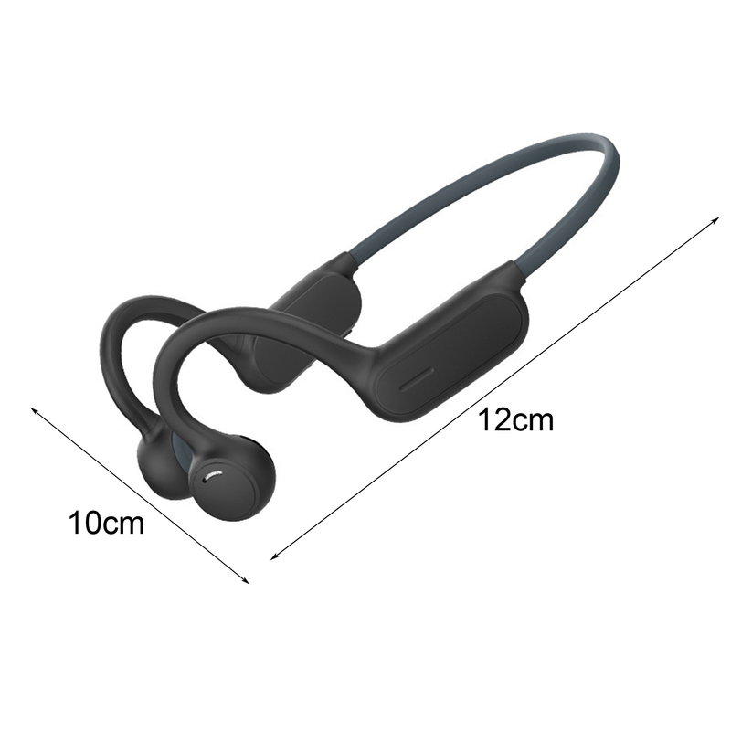 Haken Bluetooth-kompatibel Wasserdichte Kopfhörer Knochen Drahtlose IPX4 Ohr 5,0 Leitung Sport Headset für Laufen_voghion.com