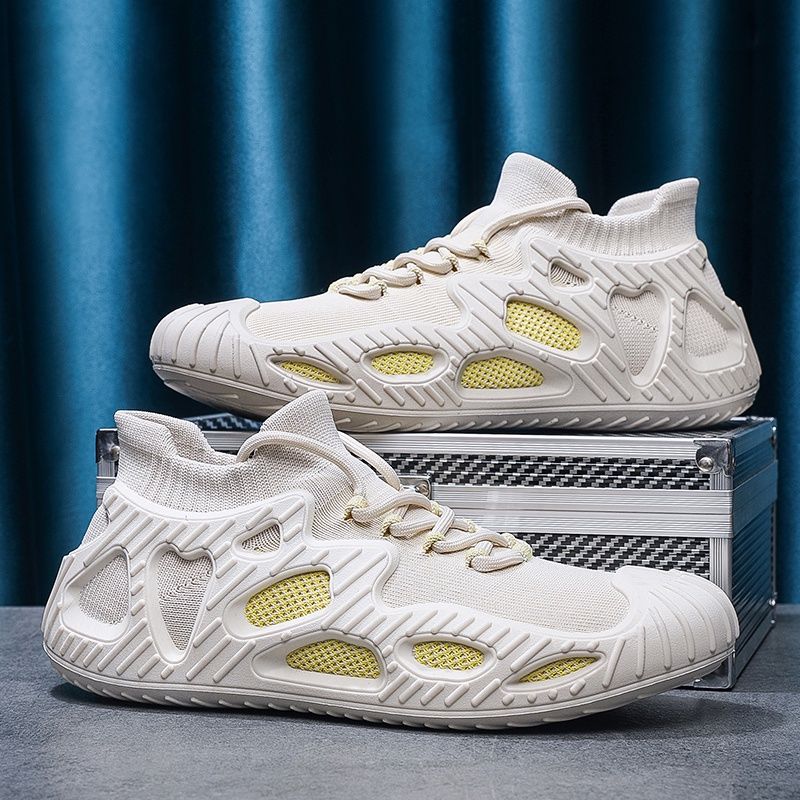 2023 Men Casual Shoes Breathable Male Vulcanized Shoes Anti-Slip Men Sneakers Soft Outdoor Walking Flats Lightweight Summer Mesh_voghion.com