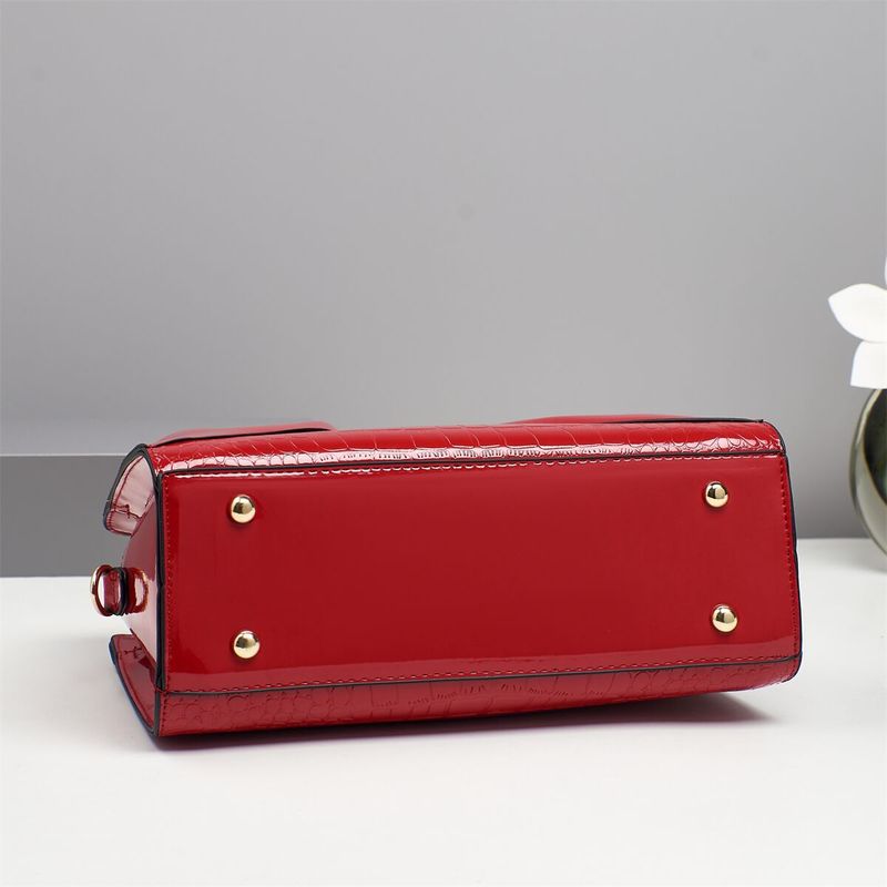 Elegant Women's Shoulder Bag - Soft PU Tote With Zipper Closure, Spacious Interior & Stylish Bow Detail, (Multiple Colors Available)_voghion.com