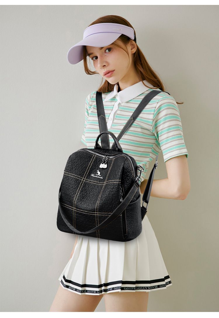 Borse da donna Kangaroo 2023 nuovo zaino dalla texture morbida borsa versatile monospalla da donna casual di grande capacità transfrontaliera_voghion.com