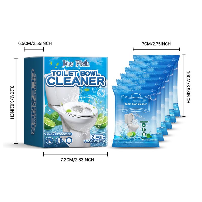 Jue-Fish Toilet Descaling Cleaning Powder Household Toilet Cleaner Stubborn Stains Scale Foam Cleaning Powder_voghion.com