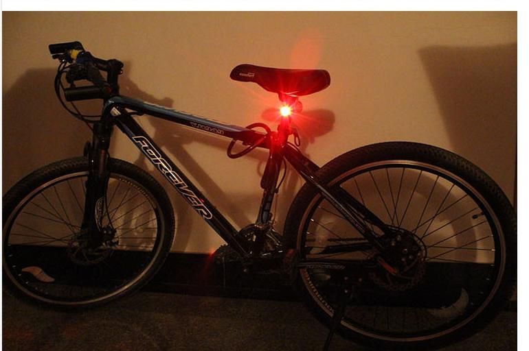 Luce di avvertimento per casco monoocchio per bicicletta, coda rossa, in plastica, per mountain bike, CNC, attrezzatura da ciclismo_voghion.com
