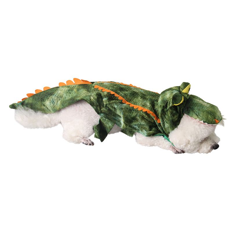 Huisdierbenodigdheden Feestkleding Warme dierenkostuums Prestatie-outfits Krokodiltransformatiekostuum_voghion.com