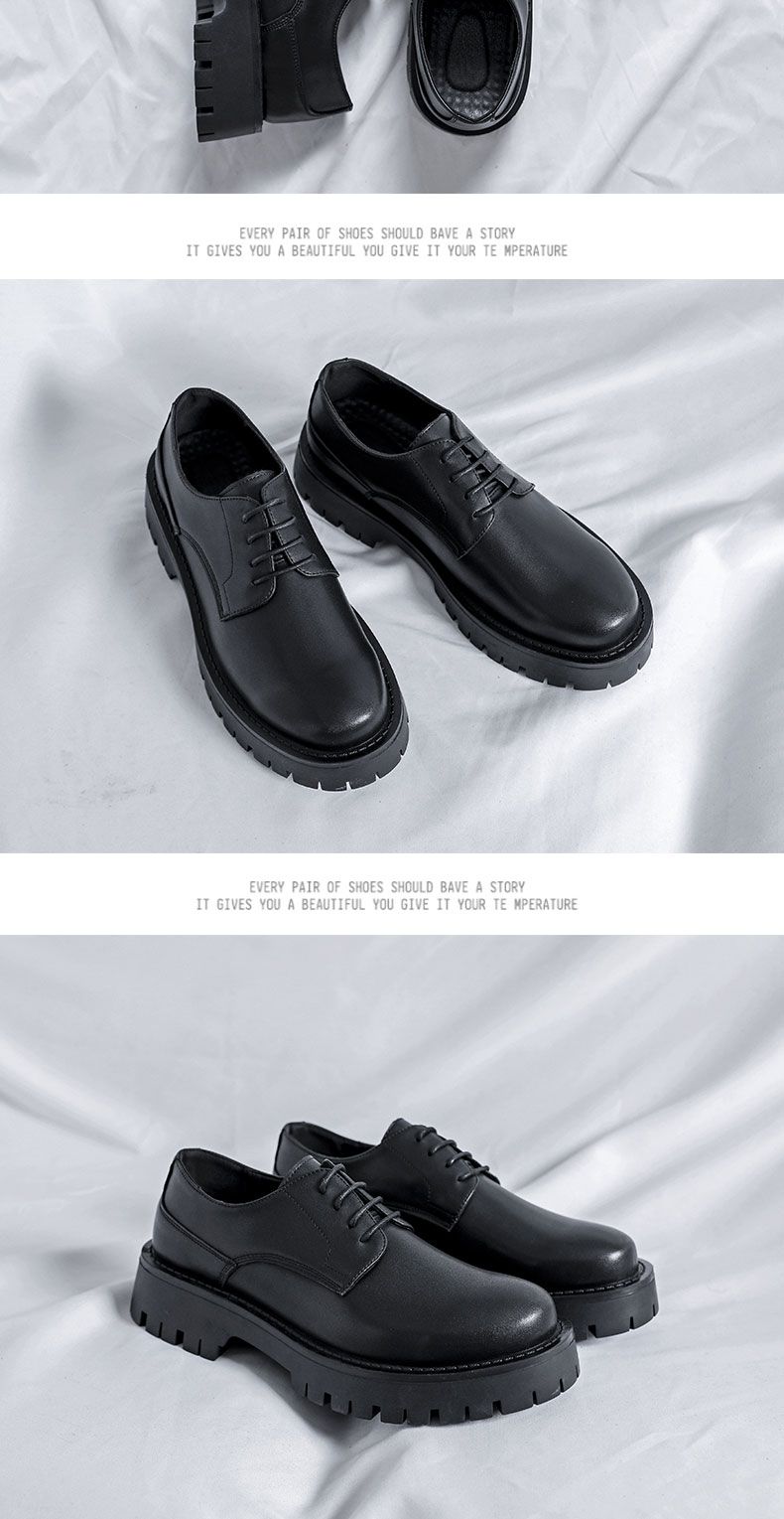 Thick Sole Winter Inner Height Increasing Formal Wear Men's Casual Leather Shoes_voghion.com