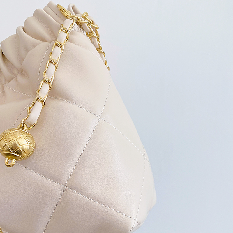 Elegancka pikowana torebka na ramię dla kobiet – elegancka torebka typu crossbody z paskiem na łańcuszku, miękka skóra syntetyczna, mała torebka do codziennego użytku_voghion.com