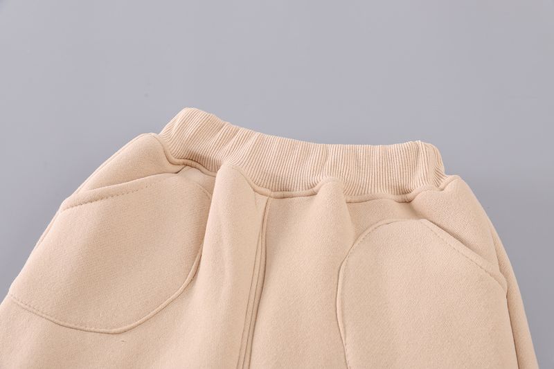 Set di tre pezzi di felpa con cappuccio invernale per bambini, gilet in cotone spesso foderato in pile, vestiti eleganti_voghion.com