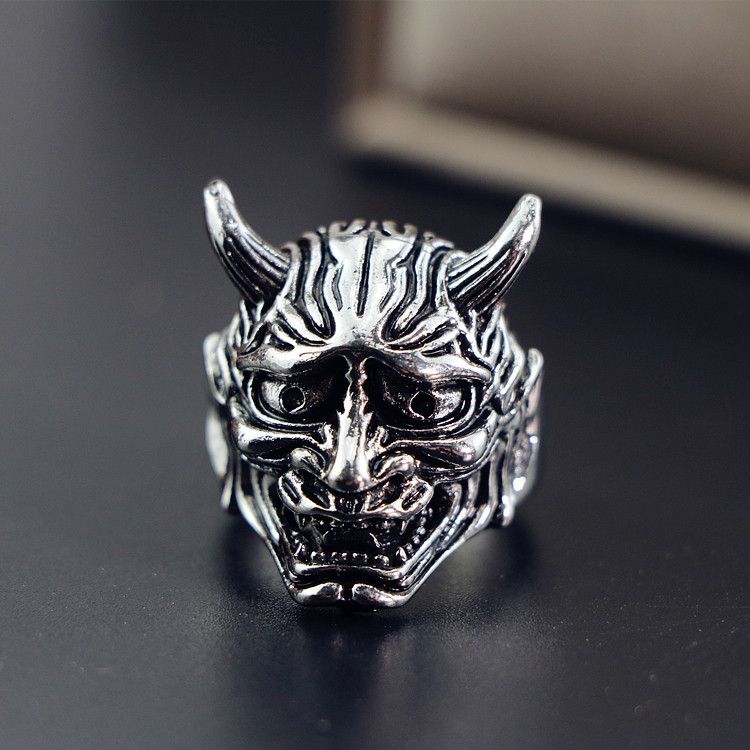 Trendy Metal Cool And Stylish Design Totem Geometric Men's Ring Collection_voghion.com