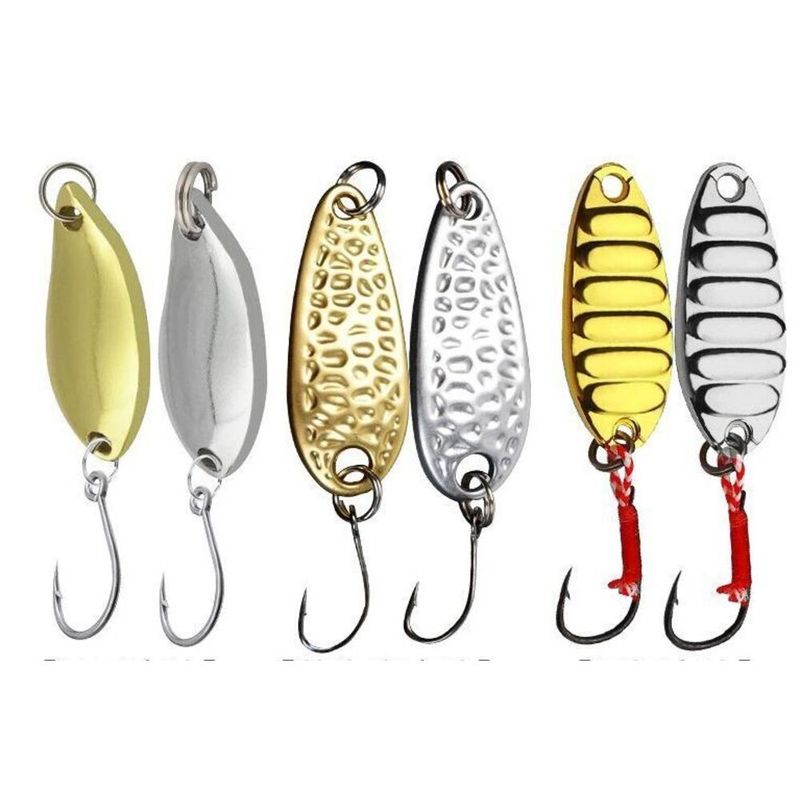 Classic Combination Melon Seed Sequin Peanut Shell Flat Shock Iron Plate Lure Bait Single Hook Micro Object Mouthfish_voghion.com