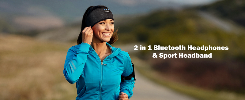Casque de sommeil Bluetooth Bandeau, Casque sans fil Bandeau Écouteurs de sommeil pour le yoga Voyage Gadgets technologiques cool_voghion.com
