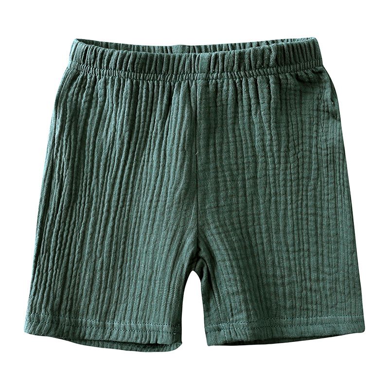Abbigliamento per bambini Ragazzi e ragazze Abiti estivi a maniche corte per bambini Maglietta a maniche corte con bottoni in cotone e lino Pantaloncini Abito sottile in due pezzi_voghion.com