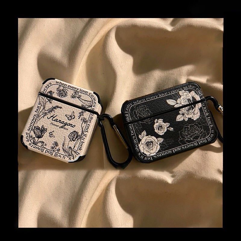 Custodia protettiva a forma di fiore 3 auricolari Bluetooth wireless di seconda generazione in pelle di terza generazione 1 adatti per airpod_voghion.com