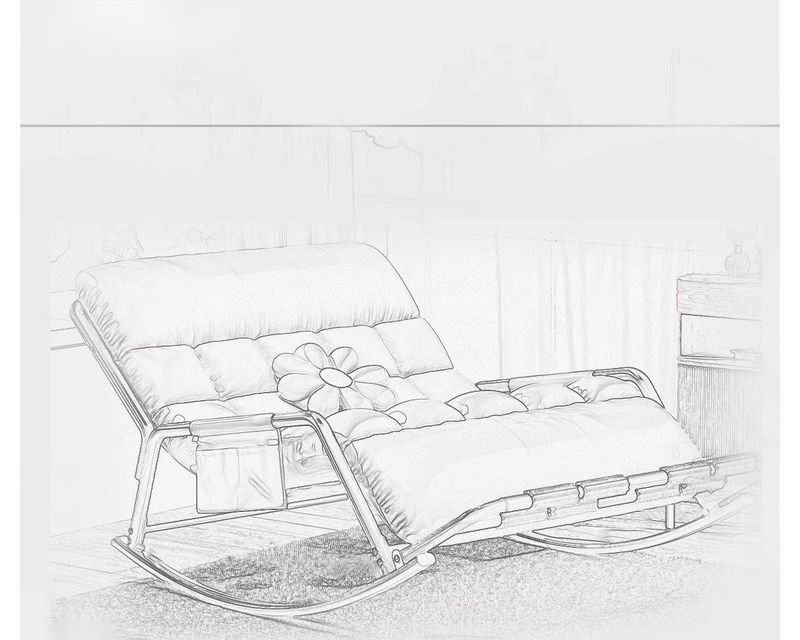 Recliner Rocking Adult Dual-use For Sitting And Sleeping Reclining Nap Balcony Home Leisure New Lazy Sofa Chair_voghion.com