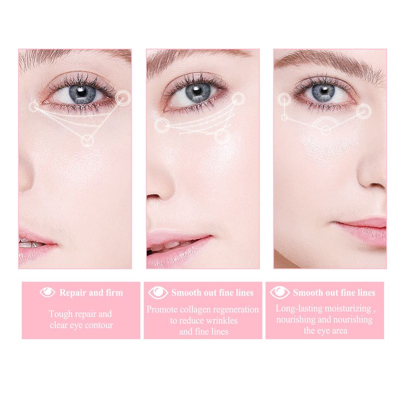 EELHOE retinol eye cream stick with fine crow's tail lines, black circles under eyes, moisturizing and firming skin_voghion.com