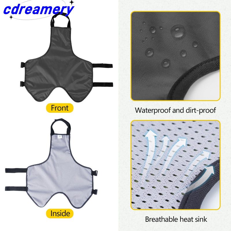 Housse ventrale pour chien, tissu respirant, anti-salissures, imperméable et lavable, tablier pour chien d'intérieur et d'extérieur, pour animaux de compagnie_voghion.com