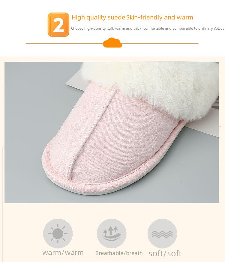 Grenzüberschreitender E-Commerce-Mao-Mund-Erhöhung Home Herren Damen Indoor und Outdoor Warm Cotton Hausschuhe Spot_voghion.com