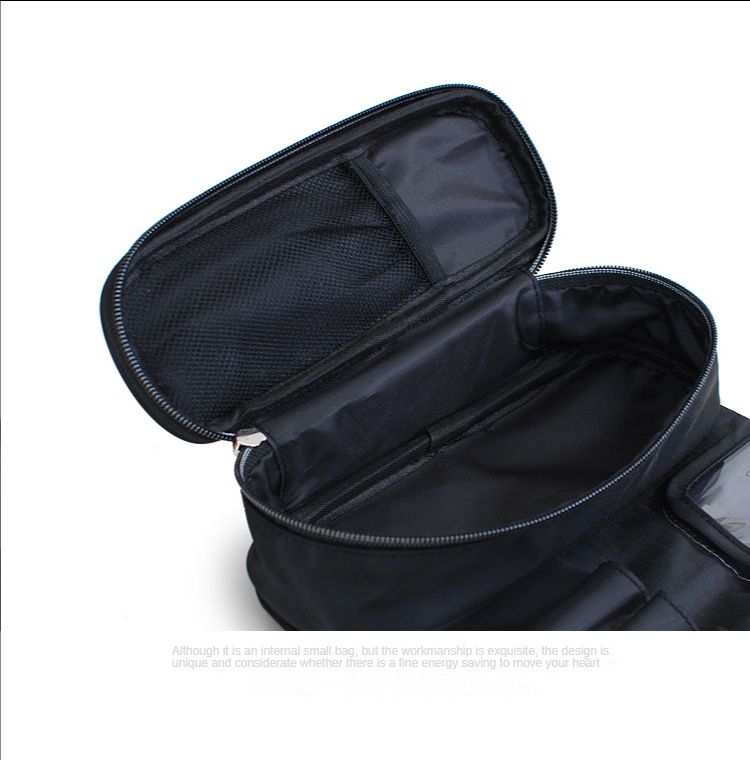 Wasserdichte Roll-Make-up-Pinseltasche aus Nylon für die Reiseorganisation_voghion.com