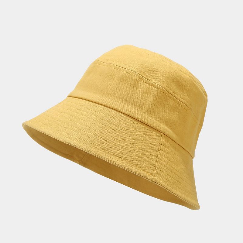 Ženski spomladanski in poletni enobarvni vsestranski sončni klobuk za pare, literarni majhen svež klobuk za umivalnik_voghion.com