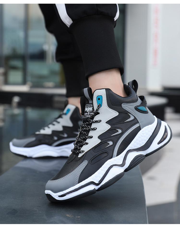 Zapatos para caminar para hombre Zapatos de trabajo Zapatillas de deporte Sintético Transpirable Acolchado Calzado versátil_voghion.com