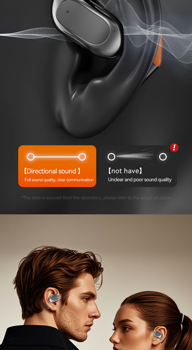 Uusi pyörivä pieni kookospallon käännös Bluetooth-kuuloke korvakoukulla varustettu binauraalinen melunvaimennus langaton Bluetooth-kuuloke_voghion.com