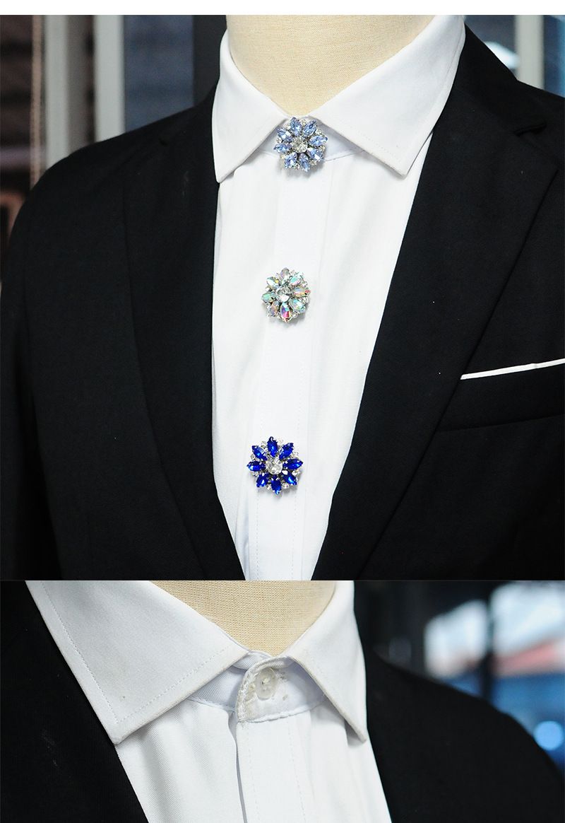 Set di bottoni con diamanti, copribottoni per camicie e gemelli, accessori per abbigliamento_voghion.com