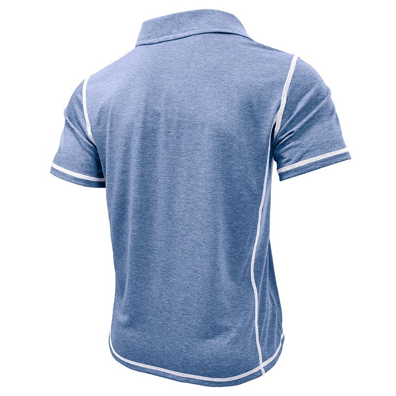 Herrenbekleidung Sommer Neue Herren Kurzarm Revers T-Shirt Herren Poloshirt_voghion.com