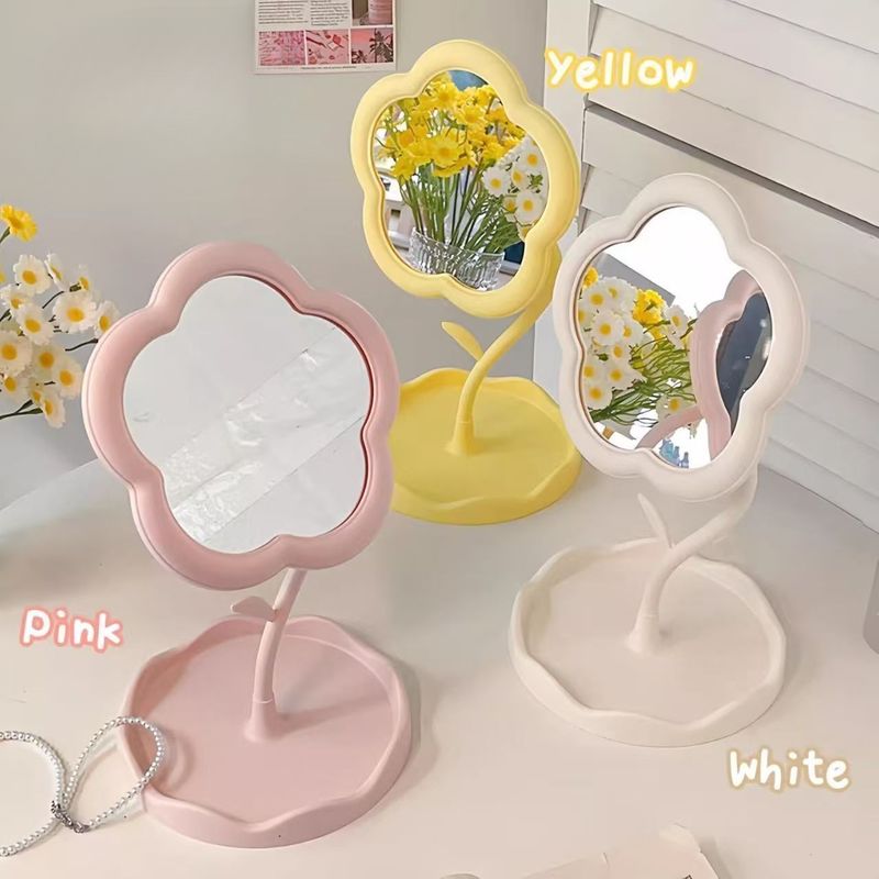 Specchio da trucco per ragazze carine, da scrivania, creativo, per camera da letto, dormitorio, di alta qualità_voghion.com
