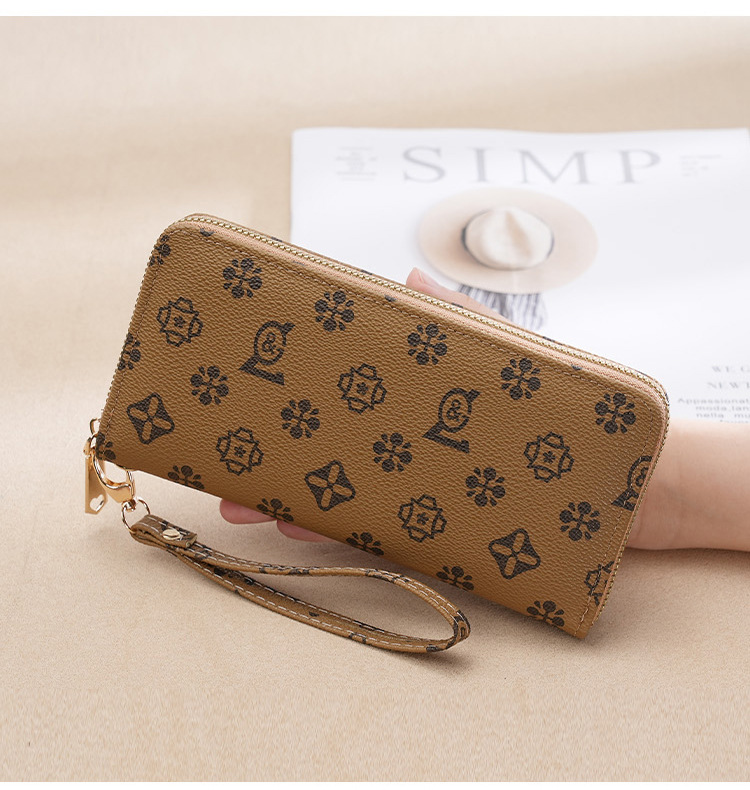 Lompakkokukkaro Naisten Naisten Pitkä Clutch Laukku Monitoiminen Suuri kapasiteetti Presbyopia Matkapuhelinlaukku Kolikko Lompakko Lompakko Lompakko Lompakko_voghion.com